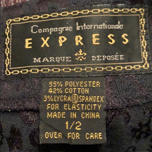 Vintage Express textured mini skirt size 1/2 - Picture 3 of 3